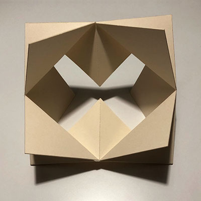 Das Werk 'FALTBLATT' geöffnet